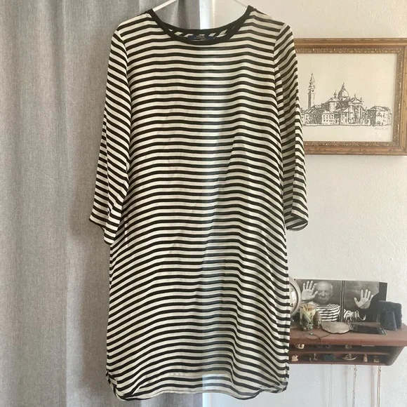 90s polo dress Vintage Stripe Sweater Polo – Billy Reid main image 1